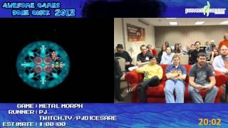 Metal Morph - Speed Run in 04320 by PJ *Live for Awesome Games Done Quick 2013 Super NES