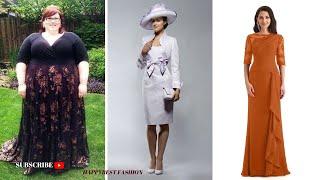 SUPER STYLISH WEDDING DAY MOTHER OF THE BRIDE LOOK IRRESISTIBLE PLUS SIZE MOTHER OF THE BRIDE DRESS