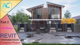 AM House  Part 2  Complete Step By Step Project  Revit and Twinmotion Tutorial