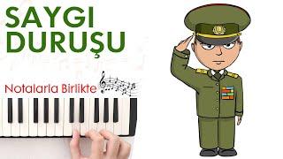 Saygı Duruşu Melodika Notaları - Ses Veriyorum