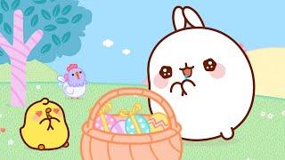 The Easter Egg Challenge with Molang and Piu Piu  Funny Compilation For kids