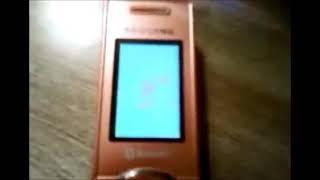 Samsung SGH-X830 - OnOff Filmed on the Samsung SGH-F300