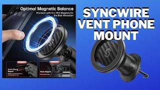 SYNCWIRE Magsafe Vent Phone Mount Review Also works with Non-Magsafe Phones & Cases -Product Review