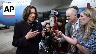 Kamala Harris Im ready to debate Donald Trump appears hes backpedaling