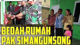 Polda Sumut - Polres Toba BEDAH RUMAH Keluarga PAK SIMANGUNSONG  Br Panjaitan  HUT BHAYANGKARA 77