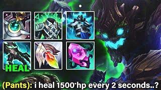 My viewer told me to try this 1500+ HP Maokai Healing build every 2 seconds.. so I tried it