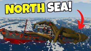 I Drove a SPY SHIP in the NORTH SEA in Stormworks