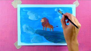 Painting Disneys Lion King  Relaxing Art and Music