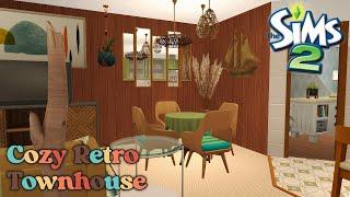 ️ Cozy Retro Retirement Townhouse   Sims 2 Speed Build  Decorate With Me