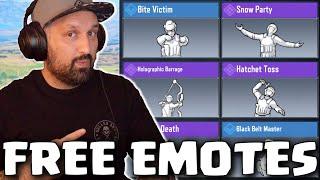 در نهایت ما 5 EMOTES رایگان در COD Mobile دریافت می کنیم