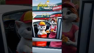 Nina makes Mom order McDonalds FARTS  #cat #funny #short #shorts #trending #ai