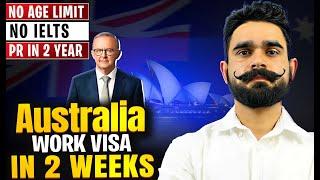 Australia  Work Visa Process 2024  PR after 2 Years  Salary $70000..