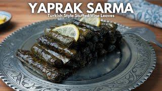 Turkish Stuffed Vine Leaves Rolls Zeytinyagli Yaprak Sarma