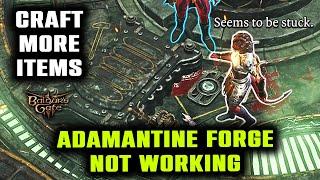 Adamantine Forge Stuck Bug How to Solve Baldurs Gate 3 - Can Craft Only One Item