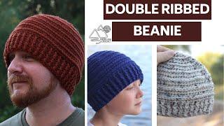 CROCHET Ribbed Beanie in 6 Sizes Baby Child and Adult sizes pattern by Winding Road Crochet