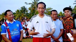Keterangan Pers Presiden Jokowi Usai Bermain Bola di Lapangan Sorido Biak 22 November 2023