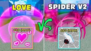 Blox Fruits Update - LOVE vs SPIDER V2 Max 600