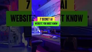 7 Secret Ai website #students #coding #shortvideo #shorts  #artificialintelligence #chatgpt