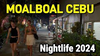 Philippines  MOALBOAL NIGHTLIFE CEBU  2024 Nightlife Scene at Panagsama Beach