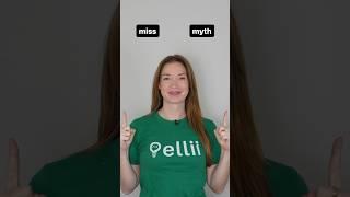 Am I saying MISS or MYTH? #shorts #pronunciation #english #learnenglish #listening