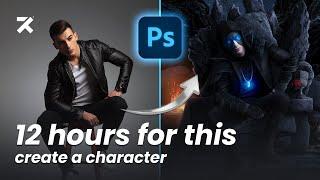 12 HOURS on this Photoshop poster  SPEED ART