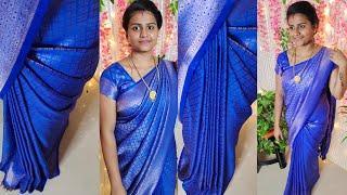 Saree draping in tamilபுடவை கட்டுவது எப்படிsaree pleating in tamil