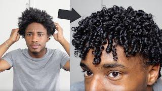 EASY WASH DAY ROUTINE FOR HAIR GROWTH  men ft. mielle organics