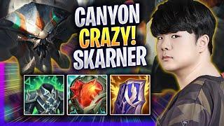 CANYON IS SO CRAZY WITH SKARNER - GEN Canyon Plays Skarner JUNGLE vs Taliyah  Season 2024