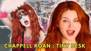Chappell Roan Tiny Desk  VOCAL COACH REACTS