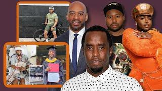 Diddy received celeb support DeMarco Morgan Christopher Gilbert Saucy Santana drags DJ Akademiks