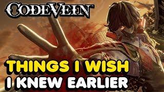 Things I Wish I Knew Earlier In Code Vein Tips & Tricks