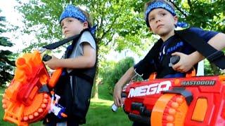 Nerf Blaster Battle Payback Time 8  Biggest Blasters for Kids