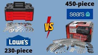 Sears Craftsman Mechanics Tool Set vs Lowes Craftsman Mechanics Tool Set - Models 99040 & CMMT45305