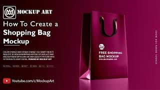 How to make a Shopping Bag Mockup  Photoshop Mockup Tutorial