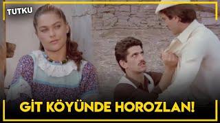 Şerif Ali Hacere Horozlanan Horozun İbiğini Kesiyor - Tutku Filminden