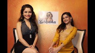 Gehana vasisth is with Aisha Pathan talking about love lust romance n films