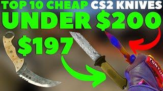 Top 10 Cheap CS2 Knives Under $200 For 2024  Best Cheap Knives CS2