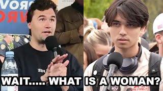 Charlie Kirk SCHOOLED College Student Who thinks What is a Woman is Clickbait