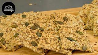 Crunchy crispbread in 30 minutes - without any flour