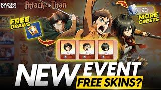 HOW TO GET AOT SKINS FROM NEW MLBB X AOT COLLAB  MLBB X AOT EVENT SNEAK PEEK