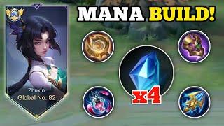 NERFED ZHUXIN MANA PROBLEM SOLVED‼️ must try  NEW SEASON ZHUXIN BEST BUILD -MLBB