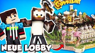 Flucht in eine neue Server Lobby + zu Besuch beim Bau-Team Minecraft