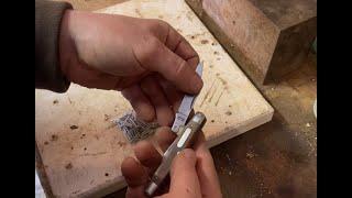 Old Timer 33OT Folding Knife Repair - Schrade blade replacement Swinden Key