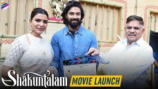 Samantha Shakuntalam Telugu Movie Launch  Samantha Akkineni  Dev Mohan  Gunasekhar  Mani Sharma