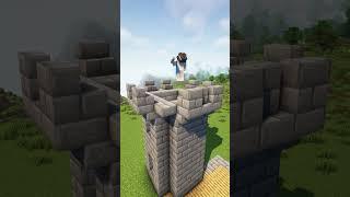 Minecraft Best Starter Castle #shorts