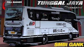 FULL BANNER‼️MOD BUSSID JETBUS 5 SHD SPESIAL KIDS PANDA SMBI GANK GANTENG PARAH - bus simulator id