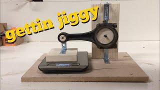 How to make a connecting rod balancing jig
