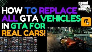 How to Install REAL CARS in GTA 5  All Vehicles  GTA 5 Car Pack  Tutorial