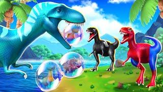 Super Trex Red & Black Rescue Dinosaurs from Ice Monster Trex  Jurassic World Dinosaur Stories