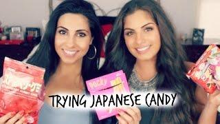 Trying Japanese Candy w My Sister Nazanin Kavari